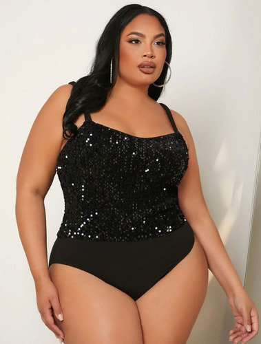 Body Con Lentejuela Plus Size Talla Extra