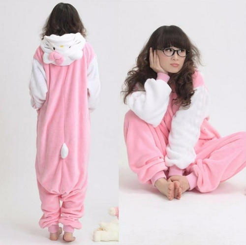 Hello Kitty Gatinha Pijama Macacão Kigurumi - Pronta Entrega