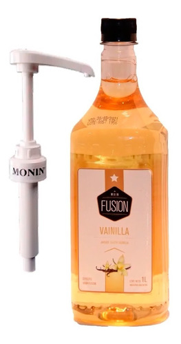 Jarabe Syrup Fusion Vainilla + Bomba Dosificadora