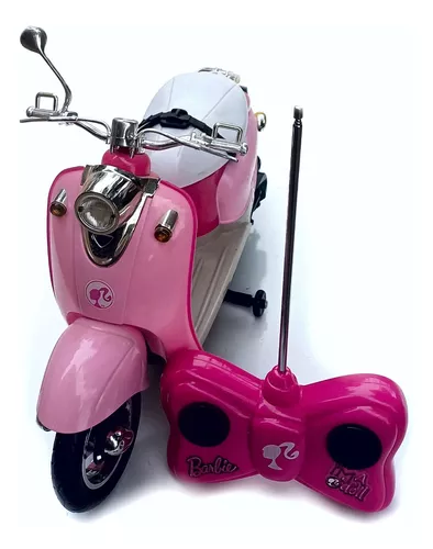 Carro Moto Controle Remoto Barbie Disney Candide