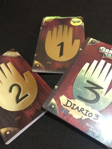 Colección 3 Diarios Gravity Falls Grandes Nuevos | Meses sin intereses Colección 3 Diarios Gravity Falls Grandes Nuevos | Meses sin intereses