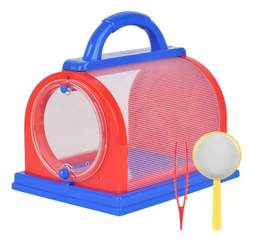 Caja De Lupa Viewer, Jaula Para Mariposas, Azul [u]