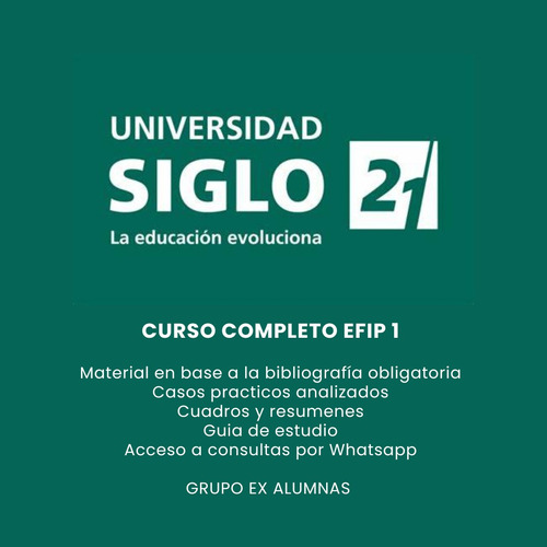 Curso Completo Efip 1 Abogacia Siglo 21