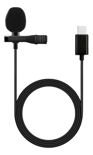 Microfono Solapero Lavalier Para Celular Conector Tipo C