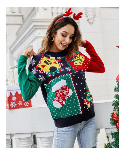 New Suéter Navideño De Navidad Ugly Sweater Christmas Unisex
