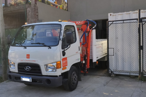 Hyundai Hd78 Con Hidrogrua Barandas Volcables Impecable!!!