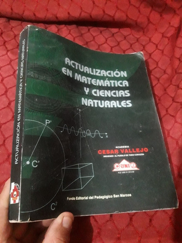 Libro Actualización En Matemática Ciencias Academia Vallejo