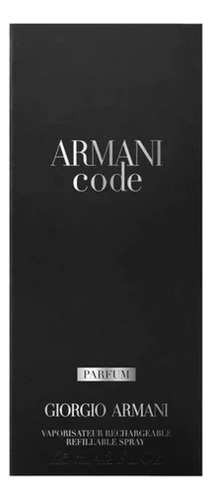 Giorgio Armani Code Parfum Hombre Recargable | 125 Ml