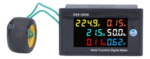 Monitor De Medidor De Potencia Ac Pantalla Digital Lcd Monof