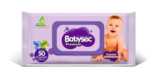 Toallas Humedas Baby Sec Premium 50 Unid