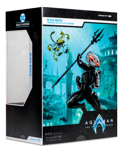 Estátua Sm Mcfarlane 12 Black Manta (Aquaman 2)