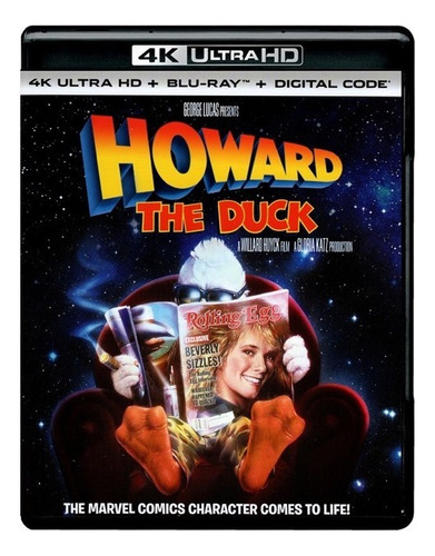 Howard The Duck George Lucas Pelicula 4k Ultra Hd + Blu-ray