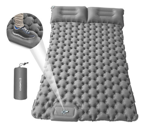 Colchón Inflable Ma Tress, Almohada Impermeable Con