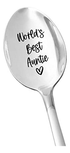 Best Auntie Gifts - Cuchara Para La Mejor Tía Del Mundo, Ama