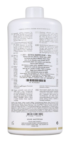 Keune Care Satin Oil - Shampoo 1000ml Blz