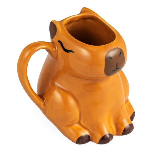 Caneca 3d Capivara | Cerâmica Decorativa | Animais