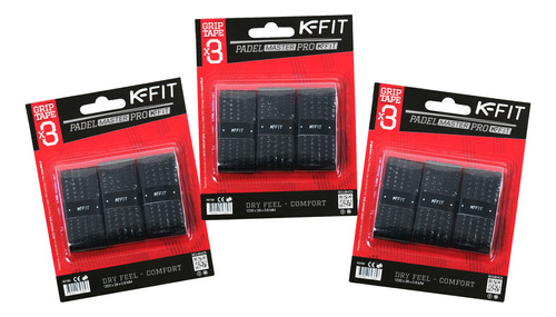 Over Grip K-fit Negro Pack 9 Unidades