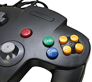 Wired Controller Clásico De N64 Retro Bit Usb Para Pc Y Mac