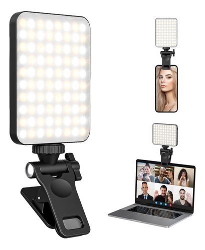 Luz 80 Led Para Celular Con Clip,luz Portátil Para Selfie