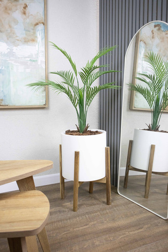 Planta Artificial Palmera Areca 80cm Calidad Premium