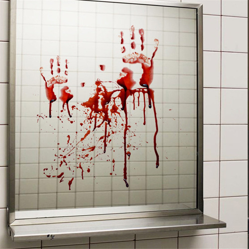 Adhesivo De Pared X0 Con Estampado De Sangre Para Decoración