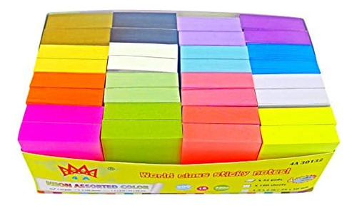 4a Sticky Notes,1 1/2 X 2 Inches,small Size,the Adhesiv...