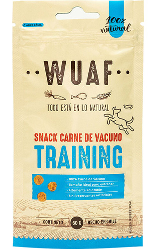 Wuaf Snack Entranamiento 60 Grs  - Envíos A Todo Chile