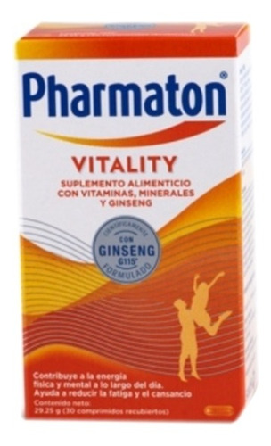 Pharmaton Original 1 Frasco 30 Cap - Unidad a $4733