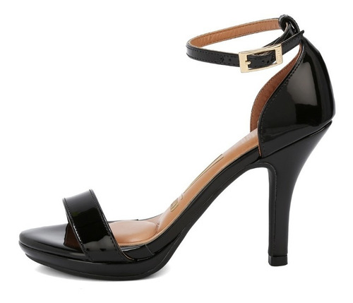 Imagen 3 de 6 de Sandalia Mujer Vizzano Negro Charol