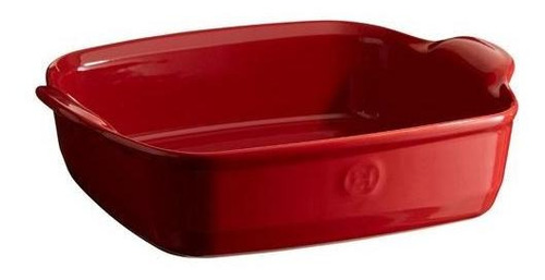 Travessa Quadrada 23cm Vermelho Emile Henry