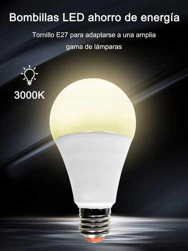 5w Focos Led Rosca E27 / 500 Lumenes Luz Cálida 100pcs Blanco Cálido