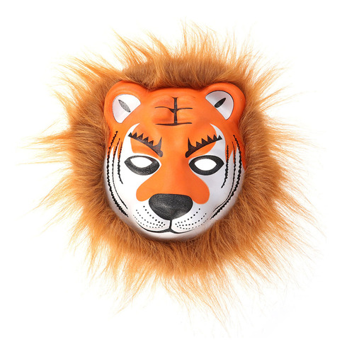 Máscara De Animal De Tigre, Novedosa Máscara De Cabeza Para