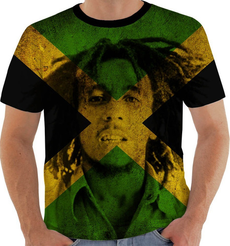 Camiseta Camisa Lc1256 Bob Marley Jamaica Reggae 