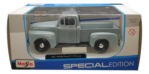 Maisto Special Edition 1:24 1948 Ford F-1 Pickup Cinza