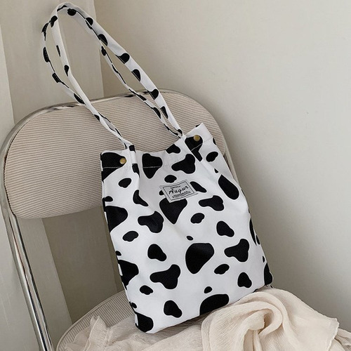 Bolso De Mano Simple Con Estampado De Cebra Y Leopardo