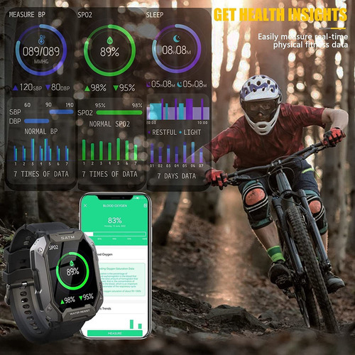 Relojes Inteligentes Para Hombres Reloj Deportivo A Prueba D