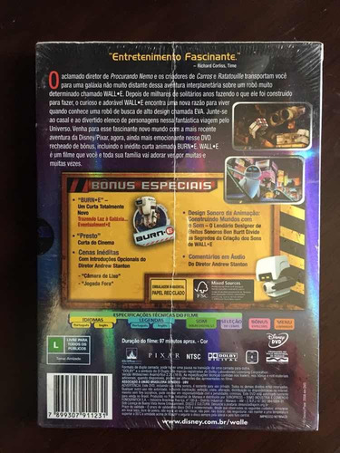 Dvd Wall E Original Lacrado Mercado Livre Dvd Wall E Original Lacrado Mercado Livre