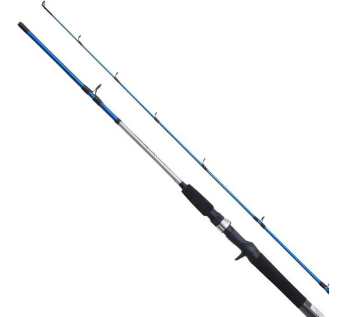 Vara Pesca Carretilha Shimano Cruzar 2702b 2,13m 10-20 2p Az