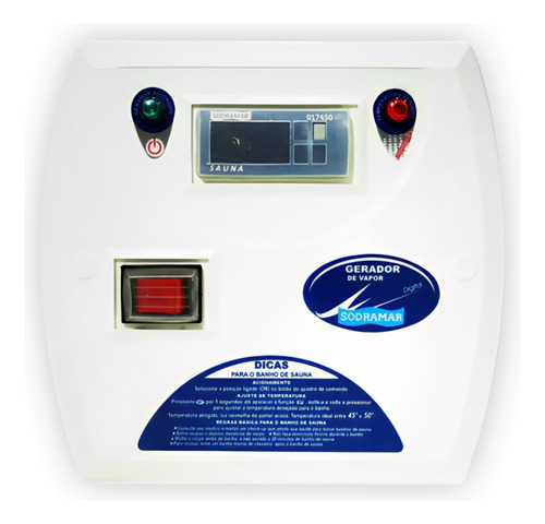 Comando Digital Para Sauna Vapor Compact Line Sodramar