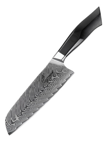 Cuttana Ever-sharp Fusion Santoku - Cuchillo De Chef Con Caj