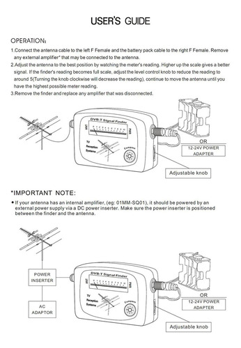 Medidor Localizador De Antena De Tv Tela Leve Lcd Campainha