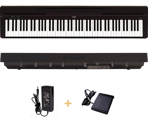Piano Yamaha P45 88 Teclas Sensitivas Con Peso Sist Martillo