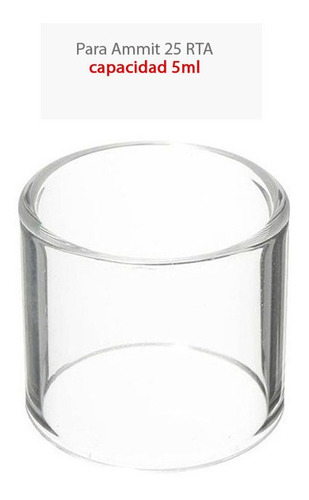 Pyrex Vidrio Para Geek Vape / Geekvape Ammit 25 Rta 5ml