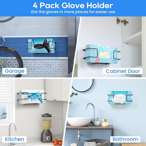 Soporte Para Guantes Desechables De Pared Crystally-glove Bo