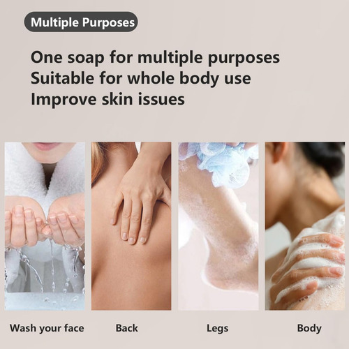 Jabón Facial, Jabón Negro, Limpia La Suciedad, Jabón Exfolia