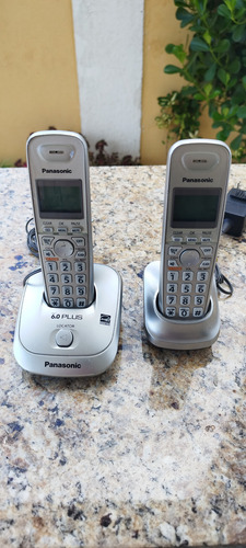 Telefone Fixo Panasonic Kx Tg 4011 Cinza