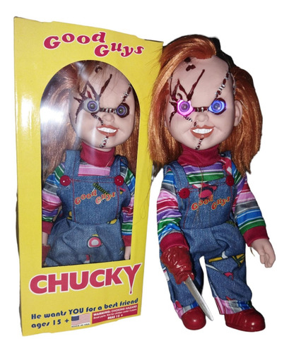 Figura De Acción Chucky Malo Con Luz Y Sonido C/caja+ Envio