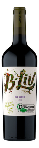 Vinho Tinto B-liv Orgânico Red Blend 750ml