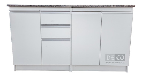 Mueble Cocina Bajo  Mesada 1.60 Mas Granito Macizo.armado