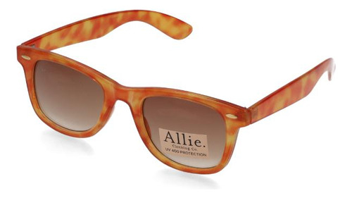 Lentes De Sol Allie Howard Con Polarizado Y Protección Uv Color Whisky